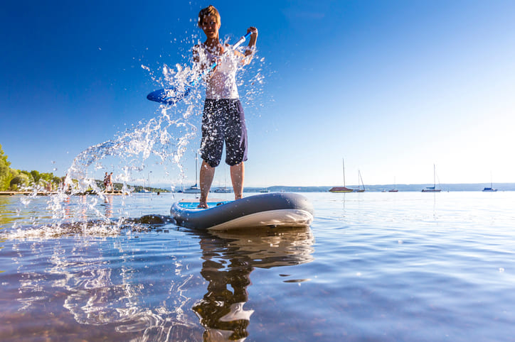 StandUp Paddling in der Vorderpfalz